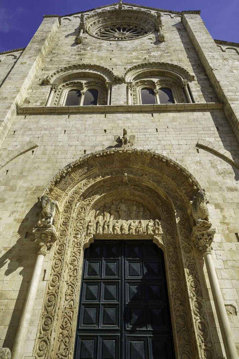 Bitonto, historic city in Apulia. The cathedral